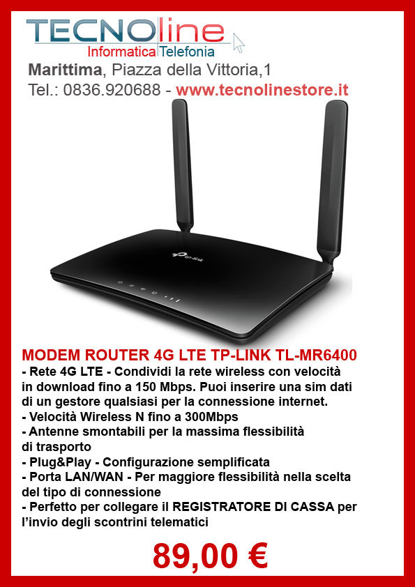Modem Router Tp-Link 4G LTE